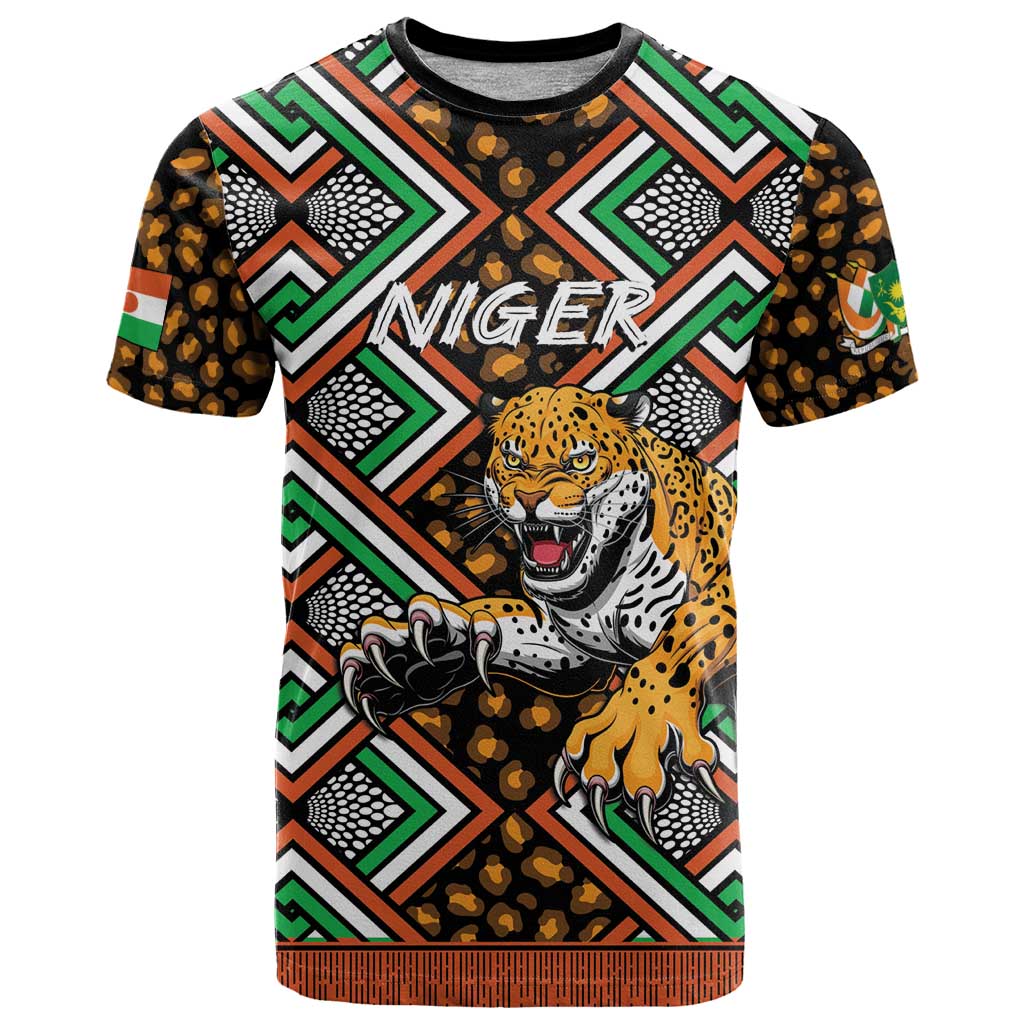 Personalized Niger T Shirt Leopard Ankara African Pattern - Wonder Print Shop