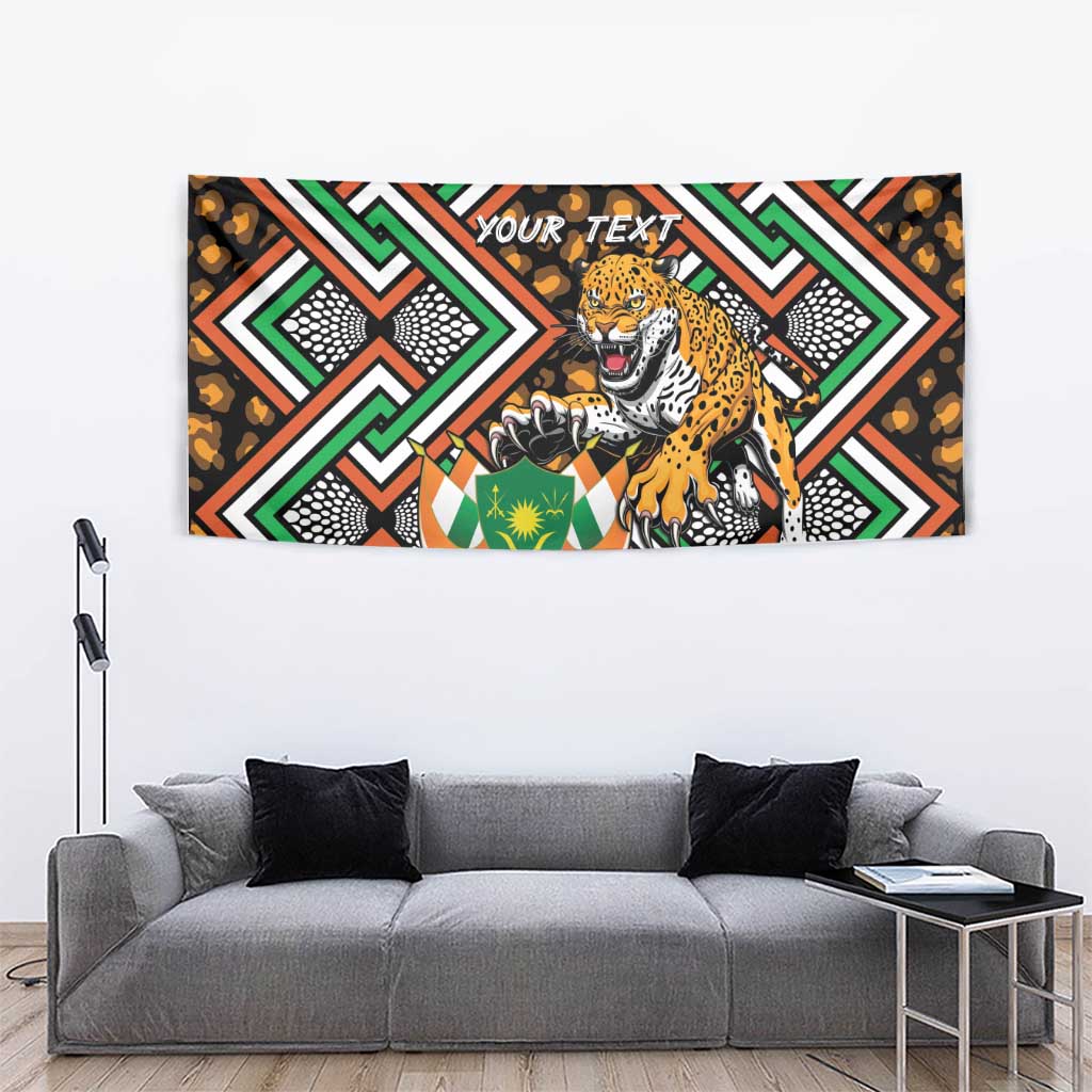 Personalized Niger Tapestry Leopard Ankara African Pattern - Wonder Print Shop