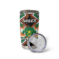 Niger Tumbler Cup Leopard Ankara African Pattern - Wonder Print Shop