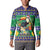 Brazil Christmas Button Sweatshirt Toco Toucan Feliz Natal - Wonder Print Shop