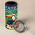 Brazil Christmas 4 in 1 Can Cooler Tumbler Toco Toucan Feliz Natal - Wonder Print Shop