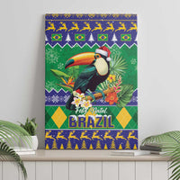 Brazil Christmas Canvas Wall Art Toco Toucan Feliz Natal - Wonder Print Shop