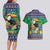 Brazil Christmas Couples Matching Long Sleeve Bodycon Dress and Hawaiian Shirt Toco Toucan Feliz Natal - Wonder Print Shop