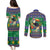 Brazil Christmas Couples Matching Puletasi and Long Sleeve Button Shirt Toco Toucan Feliz Natal - Wonder Print Shop