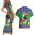 Brazil Christmas Couples Matching Short Sleeve Bodycon Dress and Hawaiian Shirt Toco Toucan Feliz Natal - Wonder Print Shop