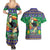 Brazil Christmas Couples Matching Summer Maxi Dress and Hawaiian Shirt Toco Toucan Feliz Natal - Wonder Print Shop