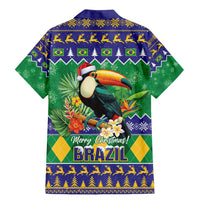 Brazil Christmas Family Matching Mermaid Dress and Hawaiian Shirt Toco Toucan Feliz Natal - Wonder Print Shop