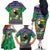 Brazil Christmas Family Matching Off The Shoulder Long Sleeve Dress and Hawaiian Shirt Toco Toucan Feliz Natal - Wonder Print Shop