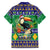 Brazil Christmas Family Matching Off The Shoulder Long Sleeve Dress and Hawaiian Shirt Toco Toucan Feliz Natal - Wonder Print Shop