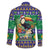 Brazil Christmas Family Matching Off The Shoulder Long Sleeve Dress and Hawaiian Shirt Toco Toucan Feliz Natal - Wonder Print Shop