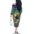 Brazil Christmas Family Matching Off The Shoulder Long Sleeve Dress and Hawaiian Shirt Toco Toucan Feliz Natal - Wonder Print Shop
