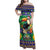 Brazil Christmas Family Matching Off Shoulder Maxi Dress and Hawaiian Shirt Toco Toucan Feliz Natal - Wonder Print Shop