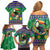 Brazil Christmas Family Matching Off Shoulder Short Dress and Hawaiian Shirt Toco Toucan Feliz Natal - Wonder Print Shop