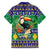 Brazil Christmas Family Matching Short Sleeve Bodycon Dress and Hawaiian Shirt Toco Toucan Feliz Natal - Wonder Print Shop