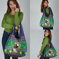Brazil Christmas Grocery Bag Toco Toucan Feliz Natal