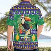 Brazil Christmas Hawaiian Shirt Toco Toucan Feliz Natal - Wonder Print Shop