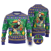 Brazil Christmas Ugly Christmas Sweater Toco Toucan Feliz Natal - Wonder Print Shop