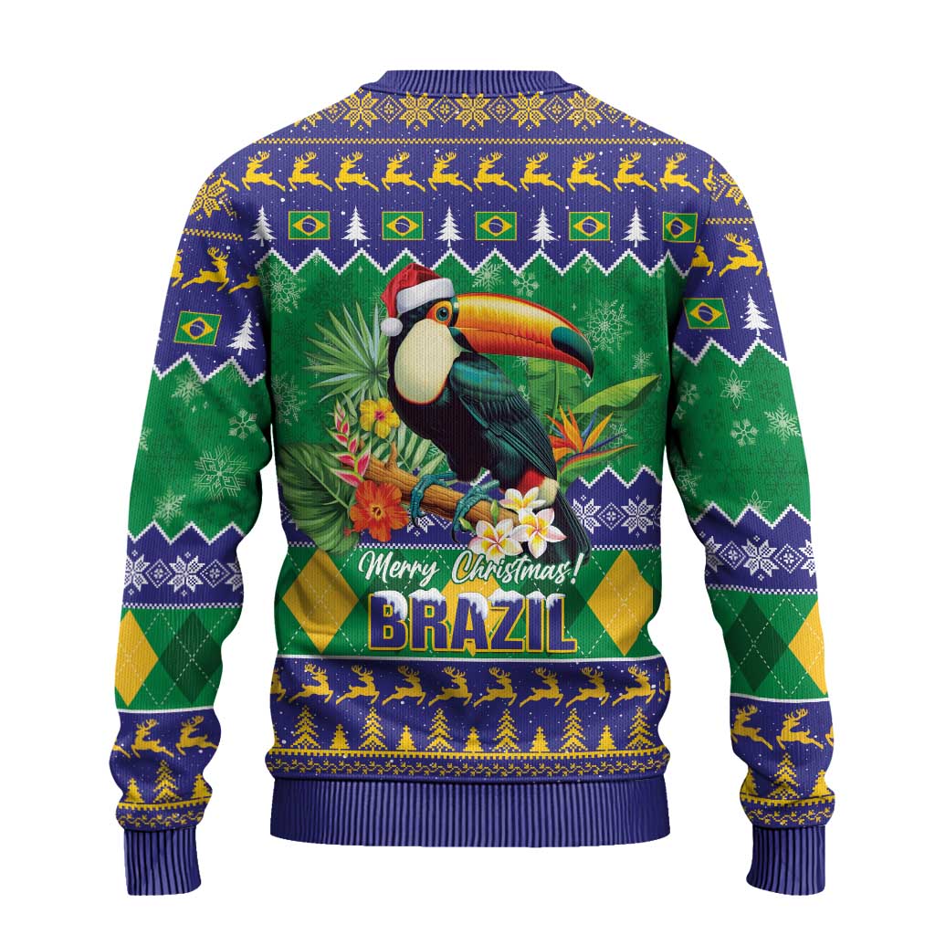 Brazil Christmas Ugly Christmas Sweater Toco Toucan Feliz Natal - Wonder Print Shop