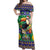 Brazil Christmas Off Shoulder Maxi Dress Toco Toucan Feliz Natal - Wonder Print Shop