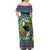 Brazil Christmas Off Shoulder Maxi Dress Toco Toucan Feliz Natal - Wonder Print Shop