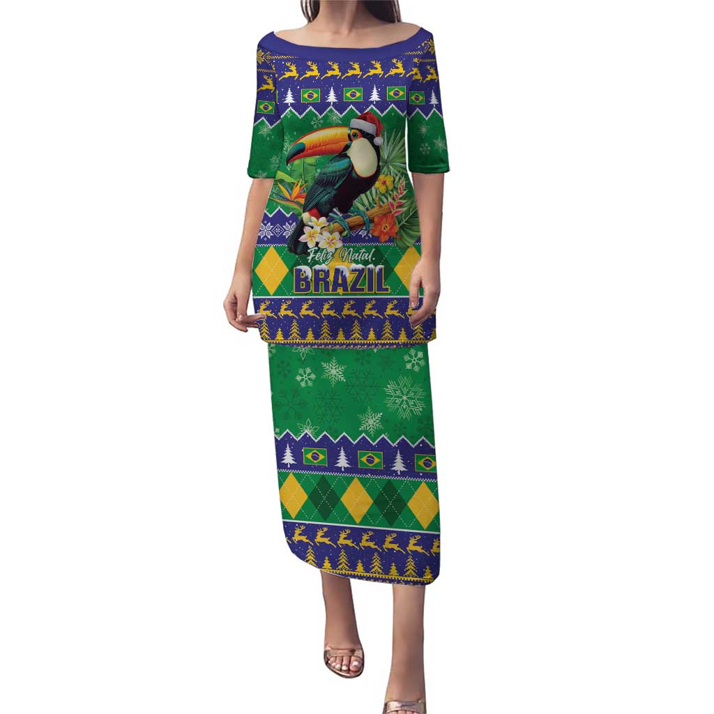 Brazil Christmas Puletasi Toco Toucan Feliz Natal - Wonder Print Shop