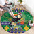Brazil Christmas Round Carpet Toco Toucan Feliz Natal