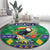 Brazil Christmas Round Carpet Toco Toucan Feliz Natal