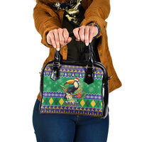 Brazil Christmas Shoulder Handbag Toco Toucan Feliz Natal