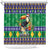 Brazil Christmas Shower Curtain Toco Toucan Feliz Natal