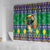 Brazil Christmas Shower Curtain Toco Toucan Feliz Natal