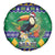 Brazil Christmas Spare Tire Cover Toco Toucan Feliz Natal - Wonder Print Shop