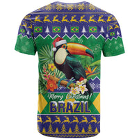 Brazil Christmas T Shirt Toco Toucan Feliz Natal - Wonder Print Shop