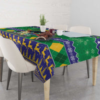 Brazil Christmas Tablecloth Toco Toucan Feliz Natal - Wonder Print Shop