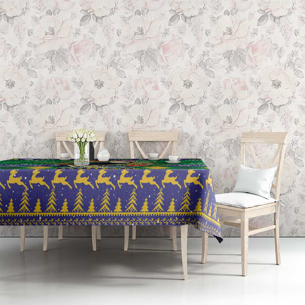 Brazil Christmas Tablecloth Toco Toucan Feliz Natal - Wonder Print Shop
