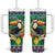 Brazil Christmas Tumbler With Handle Toco Toucan Feliz Natal - Wonder Print Shop