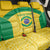 Custom Brazil Football Back Car Seat Cover Vamos Selecao - Yellow - Wonder Print Shop