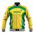 Custom Brazil Football Baseball Jacket Vamos Selecao - Yellow - Wonder Print Shop