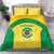 Custom Brazil Football Bedding Set Vamos Selecao - Yellow - Wonder Print Shop