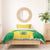Custom Brazil Football Bedding Set Vamos Selecao - Yellow - Wonder Print Shop