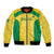 Custom Brazil Football Bomber Jacket Vamos Selecao - Yellow - Wonder Print Shop