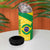 Custom Brazil Football 4 in 1 Can Cooler Tumbler Vamos Selecao - Yellow - Wonder Print Shop