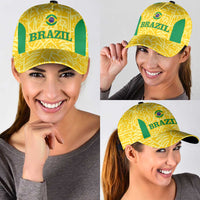 Brazil Football Classic Cap Vamos Selecao - Yellow