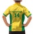 Custom Brazil Football Family Matching Mermaid Dress and Hawaiian Shirt Vamos Selecao - Yellow - Wonder Print Shop