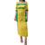 Custom Brazil Football Family Matching Puletasi and Hawaiian Shirt Vamos Selecao - Yellow - Wonder Print Shop