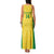 Custom Brazil Football Family Matching Tank Maxi Dress and Hawaiian Shirt Vamos Selecao - Yellow - Wonder Print Shop