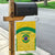 Custom Brazil Football Garden Flag Vamos Selecao - Yellow - Wonder Print Shop
