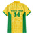 Custom Brazil Football Hawaiian Shirt Vamos Selecao - Yellow - Wonder Print Shop