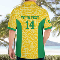 Custom Brazil Football Hawaiian Shirt Vamos Selecao - Yellow - Wonder Print Shop