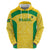 Custom Brazil Football Hoodie Vamos Selecao - Yellow - Wonder Print Shop