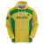 Custom Brazil Football Hoodie Vamos Selecao - Yellow - Wonder Print Shop